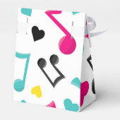 Tween musical note pattern Gastgeschenk box Geschenkschachtel (Rückseite)