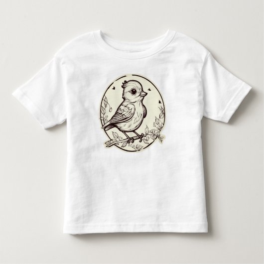 Tweet a Little Song Kleinkind T-shirt (Vorderseite)