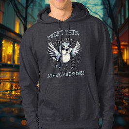 Tweet: Das Leben ist Phantastisch! - Joyful Bird H Hoodie