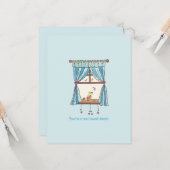 Tweet Heart Bird Valentine's Day Card Karte (Vorderseite/Rückseite Beispiel)