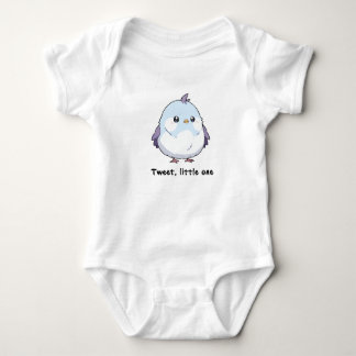 "Tweet Little One" Baby Bodysuit niedliches Vogeld Baby Strampler