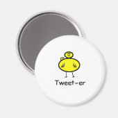 Tweet Magnet (Vorderseite/Rückseite)