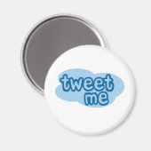 tweet mich (Twitter) Magnet (Vorderseite/Rückseite)