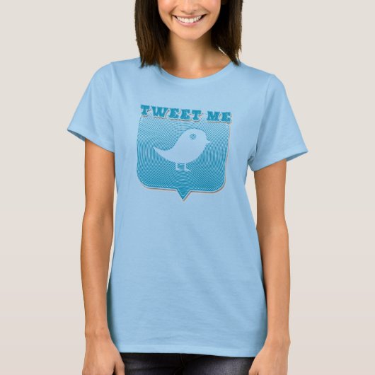 Tweet mir T - Shirt (Vorderseite)