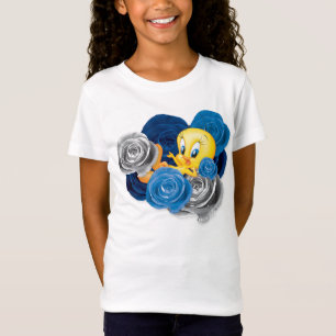 Tweet mit Rose T-Shirt