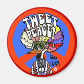 Tweet Peace! magnet (Vorne)