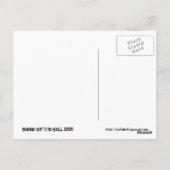 Tweet Postkarte (Rückseite)