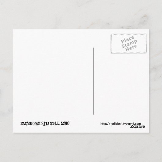 Tweet Postkarte (Rückseite)