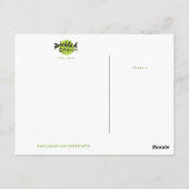 tweet sagte der rote Robin Postkarte (Rückseite)