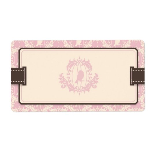 Tweet Tweet Girl Name Tag (Vorne)