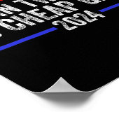 Tweete und billig Gas Funny 2024 Pro Trump Poster (Ecke)