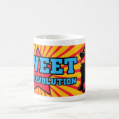 Tweeten Revolutions-Twittermao-Vogel-Tasse Kaffeetasse (Mittel)