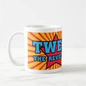 Tweeten Revolutions-Twittermao-Vogel-Tasse Kaffeetasse (Links)