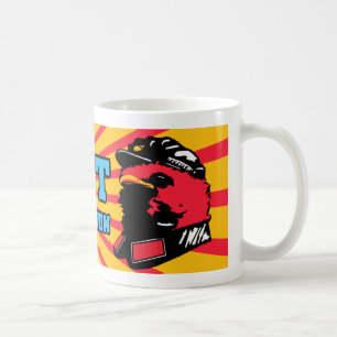 Tweeten Revolutions-Twittermao-Vogel-Tasse Kaffeetasse