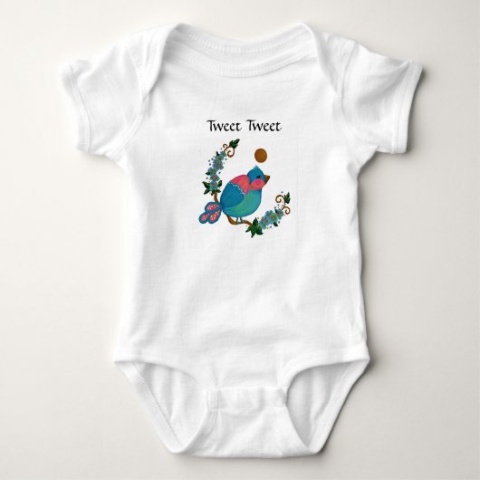 Tweeten Tweet Birdie Baby One-Piece Baby Strampler (Vorderseite)