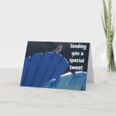 TWEETEND **13. GEBURTSTAG WÜNSCHT IHNEN** KARTE (Vorderseite)