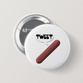 Tweetende Würstchen Button (Vorne & Hinten)