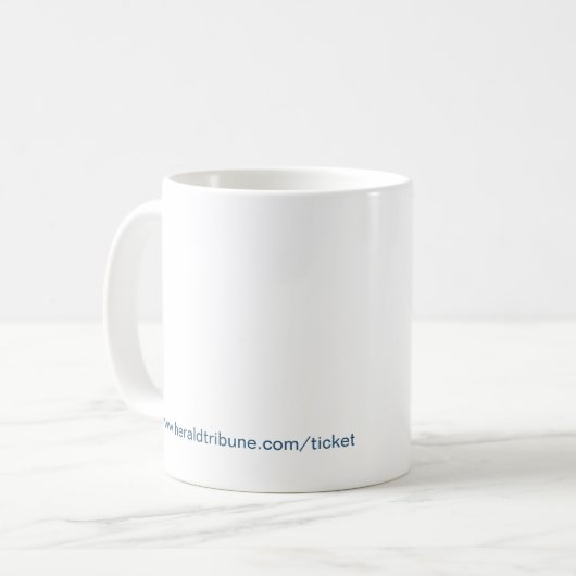 Tweetender Vogel Kaffeetasse (Vorderseite Links)