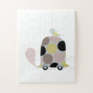 Tweeter auf einer Schildkröte Puzzle