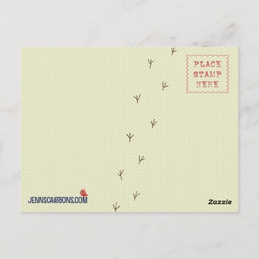 Tweeters Postkarte (Rückseite)