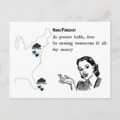 Tweetstorms Haiku Postcard Postkarte (Vorderseite)