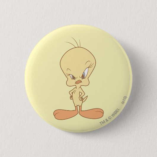 Tweety Angry Button (Vorderseite)