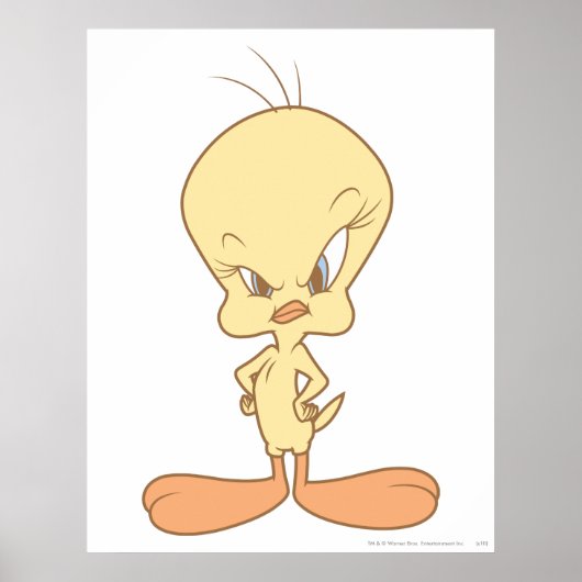 Tweety Angry Poster (Vorne)