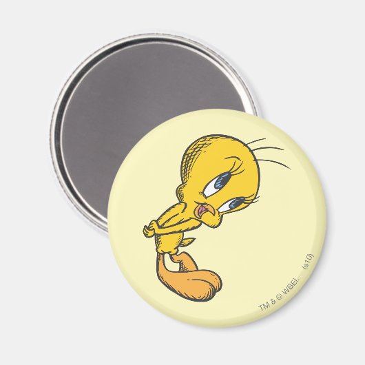 Tweety Bashful Magnet (Vorderseite/Rückseite)