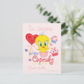 TWEETY™ Be My Cupcake Postkarte (Stehend Vorderseite)