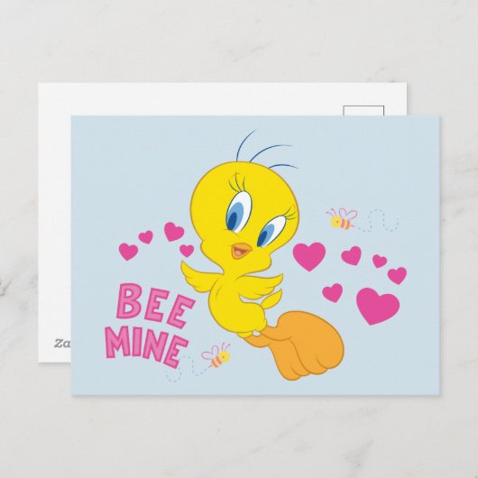 TWEETY™ - Bee Mine Feiertagspostkarte (Vorne/Hinten)
