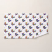 Tweety Bird Geo Repeat White Badhandtuch Set (Handtuch)
