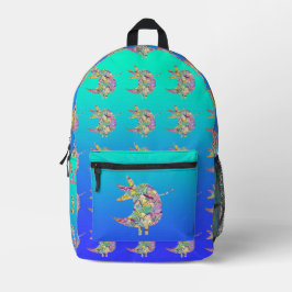 Tweety Bird Kids Aqua Blue Bedruckter Rucksack