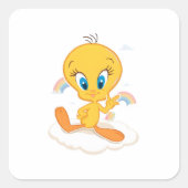 Tweety Bird Quadratischer Aufkleber (Vorderseite)