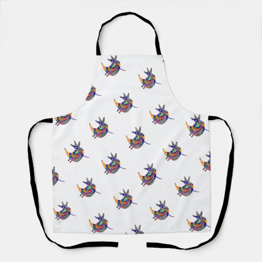 Tweety Bird Weiße Küche  Schürze (Vorderseite)