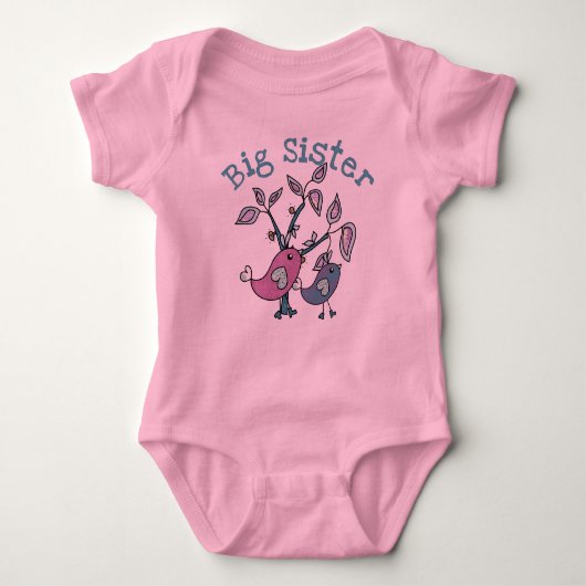 Tweety Birds Big Sister Baby Strampler (Vorderseite)