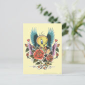 TWEETY™ Blue Wings Postkarte (Stehend Vorderseite)