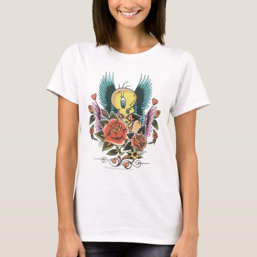 Tweety Blue Wings T-Shirt (Vorderseite)