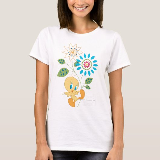 TWEETY™ Blume Fly T-Shirt (Vorderseite)