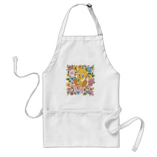 TWEETY™ Blumenstickerei Grafik Schürze