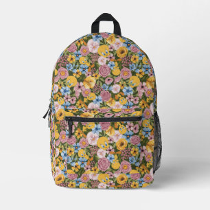 TWEETY™ Blumenstickerei-Muster Bedruckter Rucksack