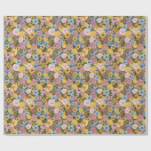TWEETY™ Blumenstickereimuster Geschenkpapier (Flach)