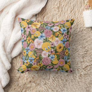 TWEETY™ Blumenstickereimuster Kissen