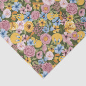 TWEETY™ Blumenstickereimuster Seidenpapier (Ausschnitt)