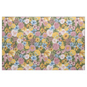 TWEETY™ Blumenstickereimuster Stoff (Fat Quarter (45,7 x 55,9 cm))
