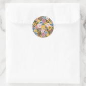 TWEETY™ Blumenstickmuster Runder Aufkleber (Tasche)