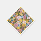 TWEETY™ Blumenstickmuster Serviette (Ecke)