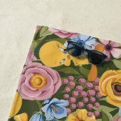 TWEETY™ Blumenstickmuster Strandtuch (Beispiel)
