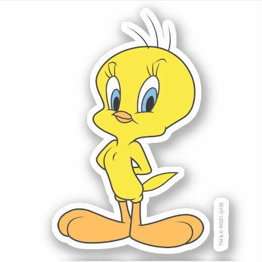 TWEETY™ | Clever Bird Aufkleber (Vorderseite)