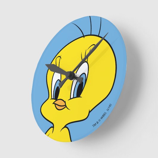 TWEETY™ | Clever Bird Runde Wanduhr (Winkel)