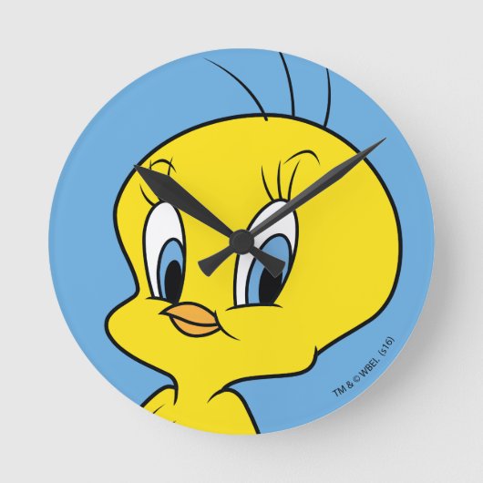 TWEETY™ | Clever Bird Runde Wanduhr (Vorderseite)